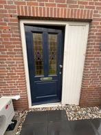 Hardhouten voordeur NorthGo, Deurkozijn, Zo goed als nieuw, 150 tot 225 cm, Inclusief glas