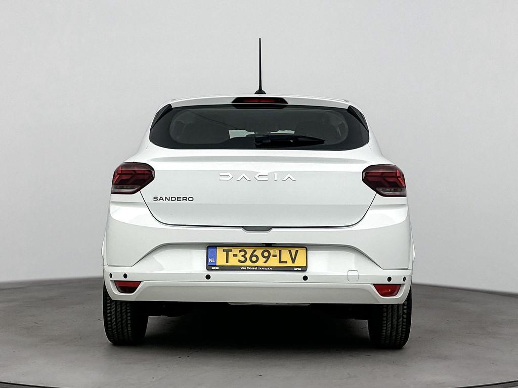 Dacia Sandero 1.0 TCe 100Pk ECO-G Expression LPG | Navigatie, Auto's, Dacia, Gebruikt, Euro 6, Wit, Origineel Nederlands