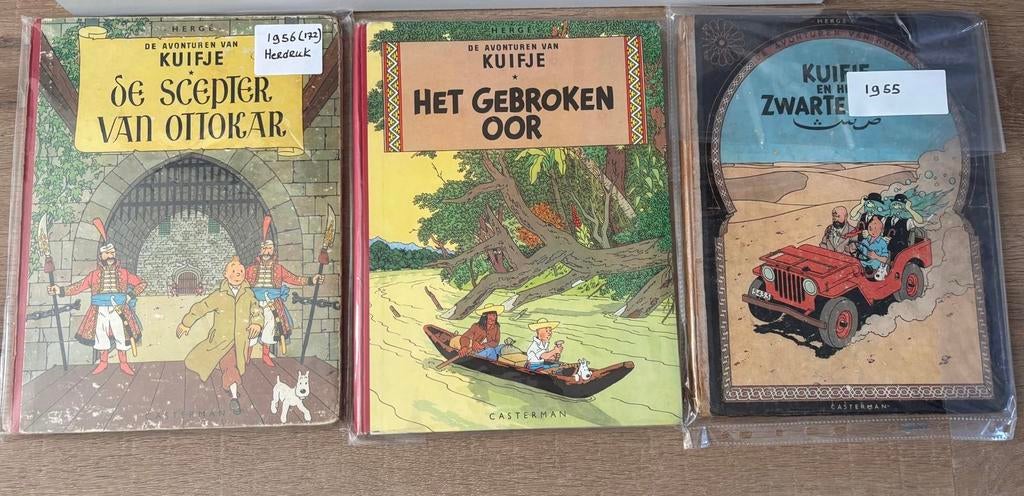 Kuifje 3x hardcover, Meerdere stripboeken, Ophalen of Verzenden, Gelezen