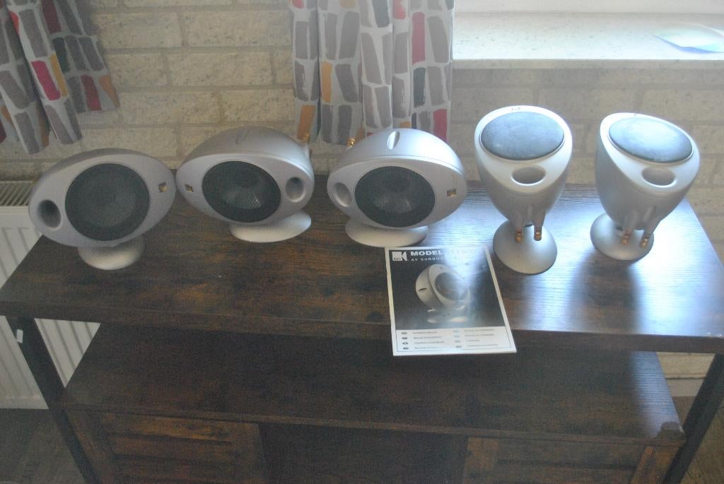 Speakers, HTS 2001 Satalite, 5 stuks, Overige merken, Gebruikt, Ophalen of Verzenden, 60 tot 120 watt