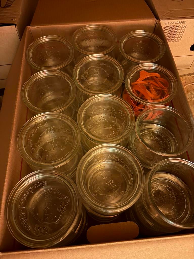 Weckflessen, Ophalen, Zo goed als nieuw, Glas, Pot, Bus of Blik