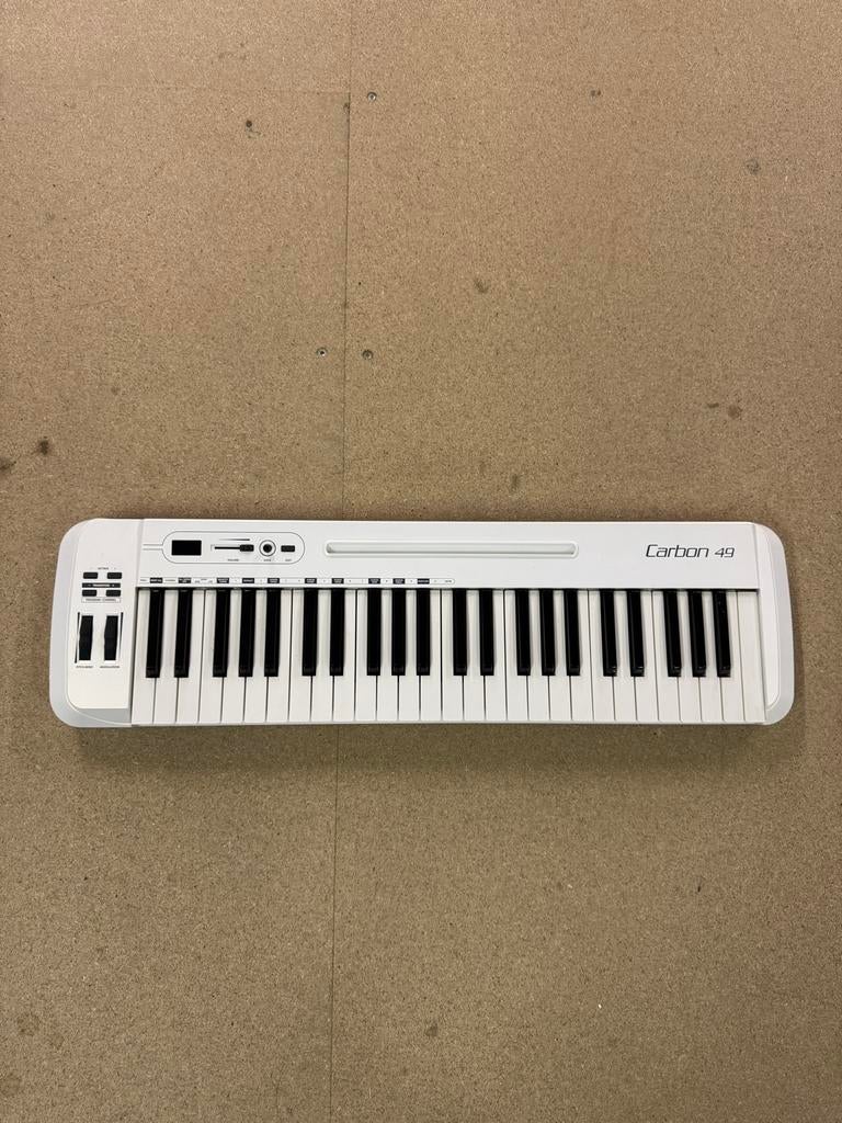 Samson Carbon 49 USB MIDI Keyboard Controller, Ophalen of Verzenden, Zo goed als nieuw, Aanslaggevoelig, 49 toetsen