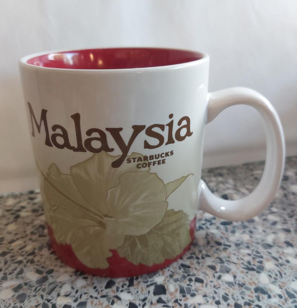 Starbucks mug beker mok Malaysia 2018 koffiemok met oor, Keramiek, Ophalen of Verzenden, Zo goed als nieuw, Overige stijlen