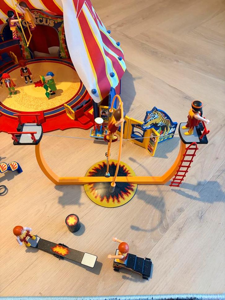 Playmobil Compleet Circus met Dieren en Figuren, Kinderen en Baby's, Speelgoed | Playmobil, Gebruikt, Complete set, Ophalen of Verzenden