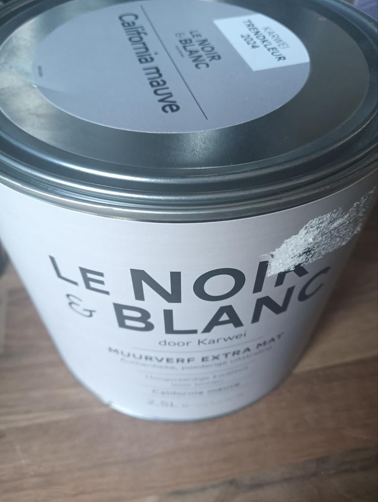 Muurverf California mauve, Ophalen, Nieuw