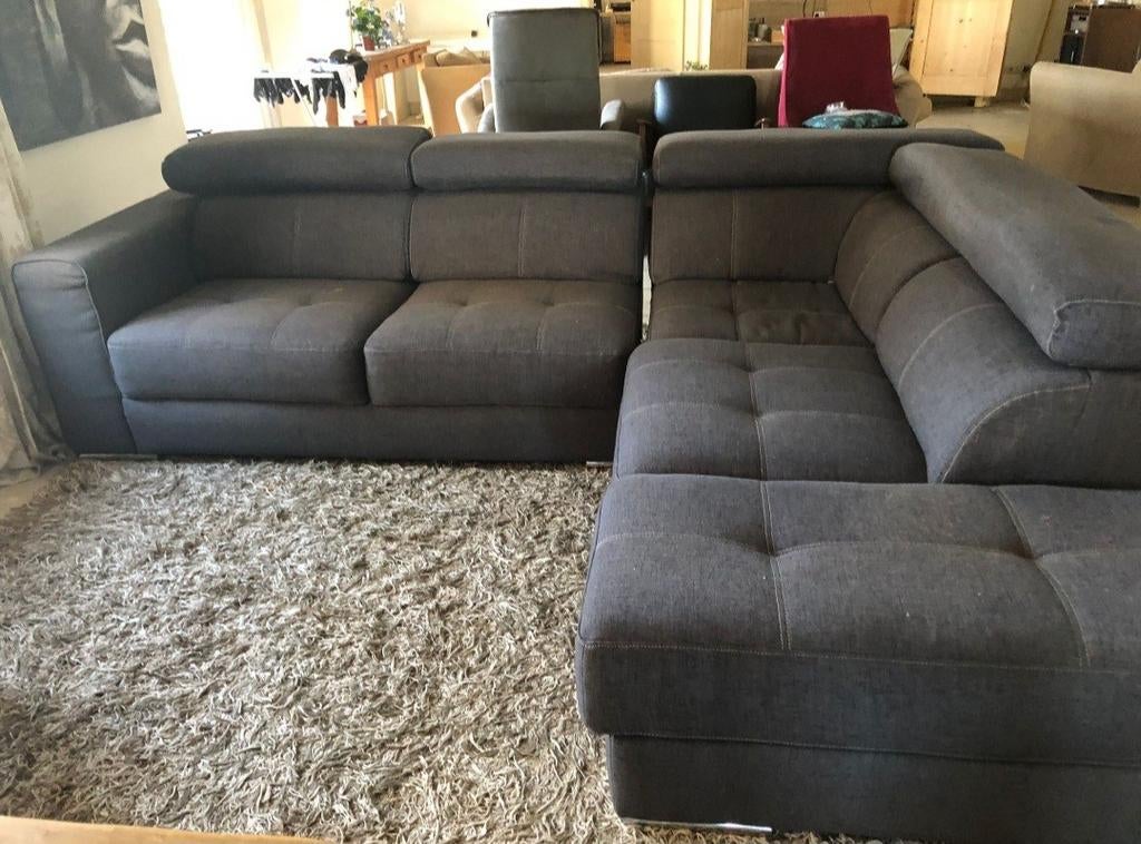 Hoekbank, Ophalen, Gebruikt, Stof