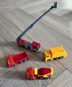 Siku wagens: Brandweer, Cement, Container, Vrachtwagen, Overige merken, Gebruikt, 1:50 of kleiner, Ophalen of Verzenden