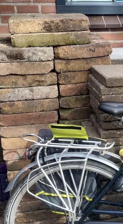 Gratis tegels 30x40, Tuin en Terras, Tegels en Klinkers, Ophalen, Gebruikt, Beton, Terrastegels