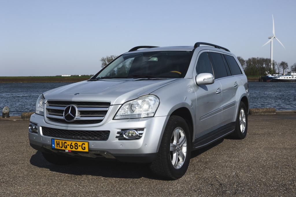Mercedes-Benz GL-Klasse 550 (bj 2006, automaat), Auto's, Mercedes-Benz, Automaat, 8 cilinders, 7 stoelen, Leder