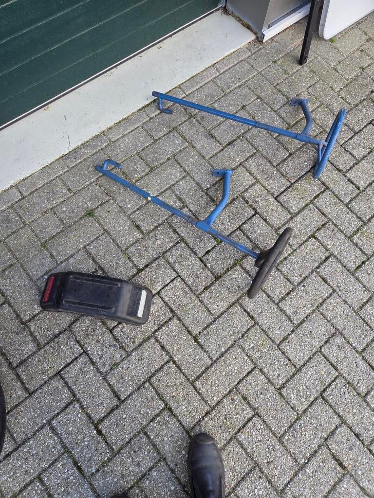 Onderdelen voor skelter spatbord  metalen en kunstof stuur, Ophalen of Verzenden, Gebruikt, Overige typen