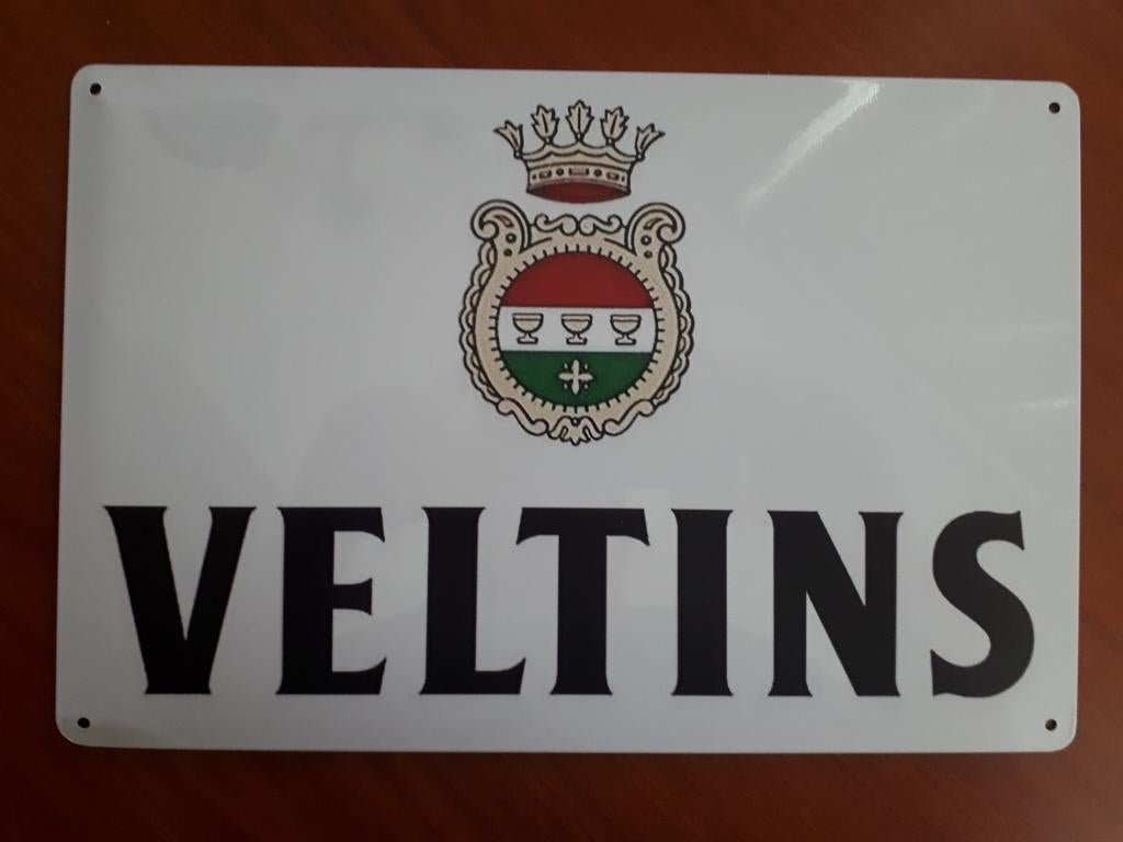 Veltins 20x30 cm Metalen Reclamebord, Verzamelen, Biermerken, Ophalen of Verzenden, Nieuw, Reclamebord, Plaat of Schild, Overige merken