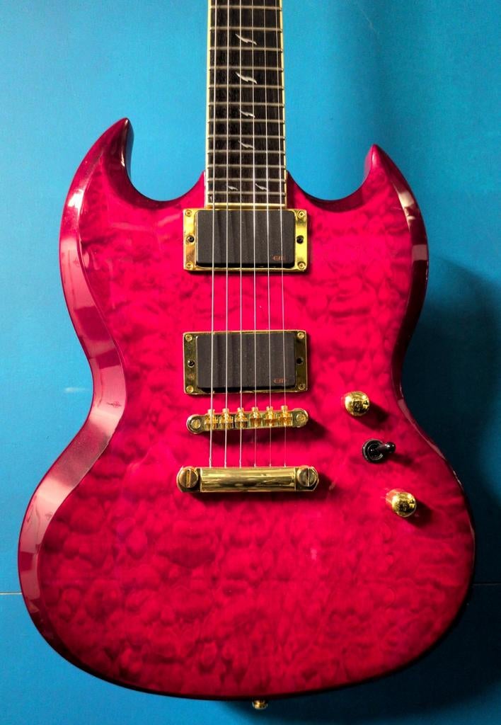 Epiphone SG Custom Prophecy, Muziek en Instrumenten, Snaarinstrumenten | Gitaren | Bas, Ophalen of Verzenden, Gebruikt, Elektrisch