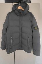 Grijze Stone Island Gewatteerde Jas Jacket, Ophalen of Verzenden, Zo goed als nieuw, Maat 52/54 (L), Grijs