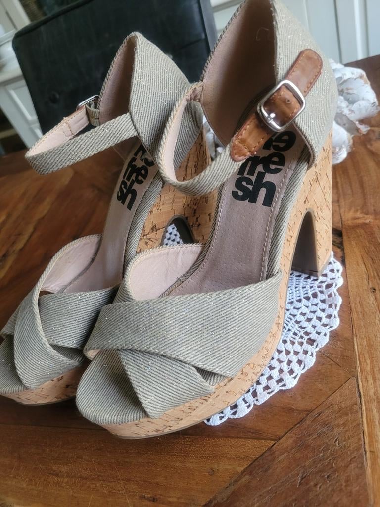 Summer vibe glitter haken 38, Ophalen of Verzenden, Zo goed als nieuw, Sneakers of Gympen
