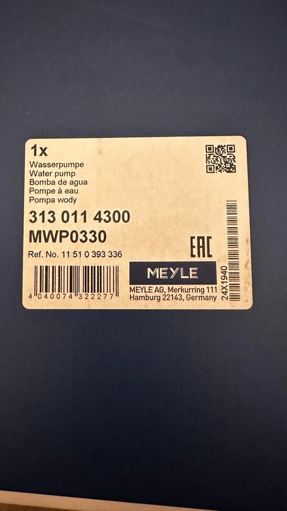 Nieuwe Waterpomp Meyle voor Land Rover, Auto-onderdelen, Ophalen of Verzenden, Nieuw, Land Rover