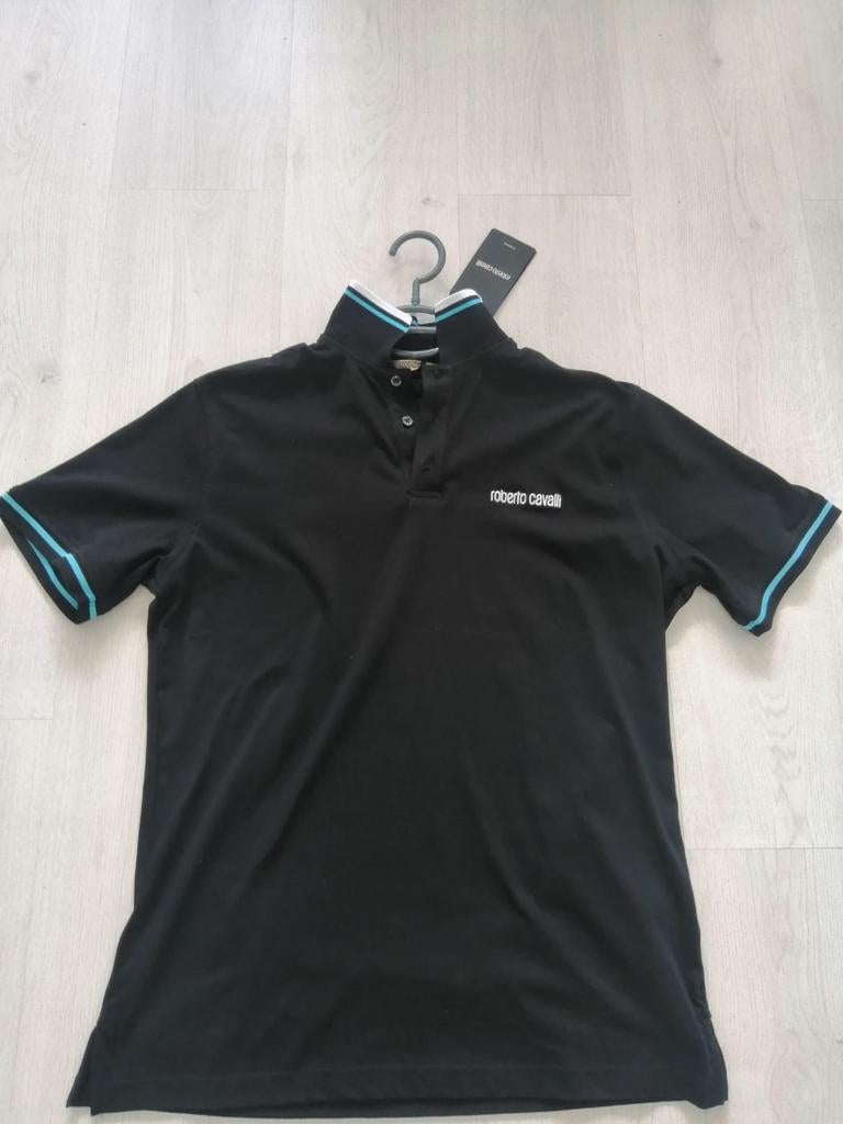 Nieuwe Roberto Cavalli Polo Maat XL Met Prijskaartje, Kleding | Heren, Polo's, Zwart, Ophalen of Verzenden, Roberto Cavalli, Maat 56/58 (XL)