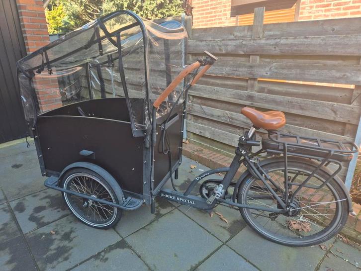 Electrische bakfiets Troy, Fietsen en Brommers, Fietsen | Bakfietsen, Gebruikt, 4 kinderen of meer, Ophalen