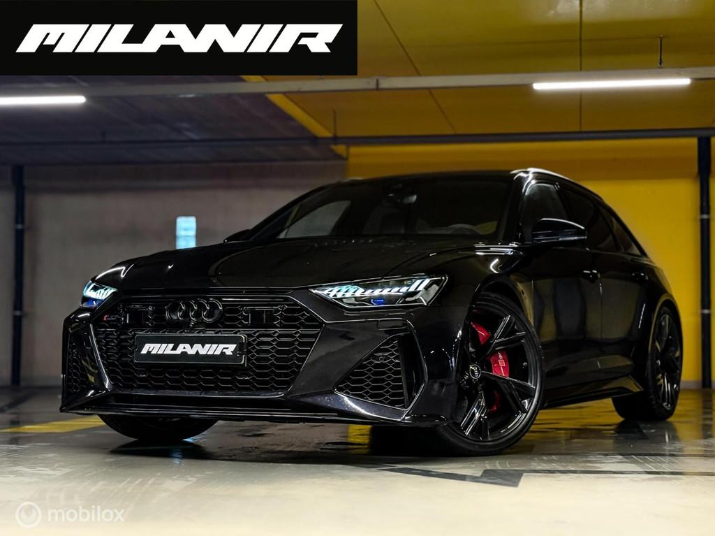Audi A6 Avant RS 6 TFSI quattro |Keramisch|Pano|B&O|HUD|ACC, Auto's, Audi, Automaat, Gebruikt, 600 pk, Leder
