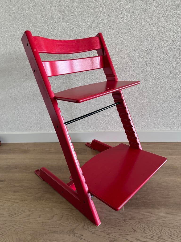 Stokke Tripp Trapp kinderstoel compleet, Ophalen, Gebruikt, Meegroeistoel, Gordel(s)