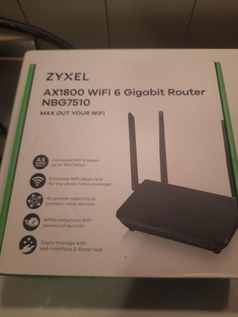 Zyxel Router wifi, Ophalen of Verzenden, Nieuw
