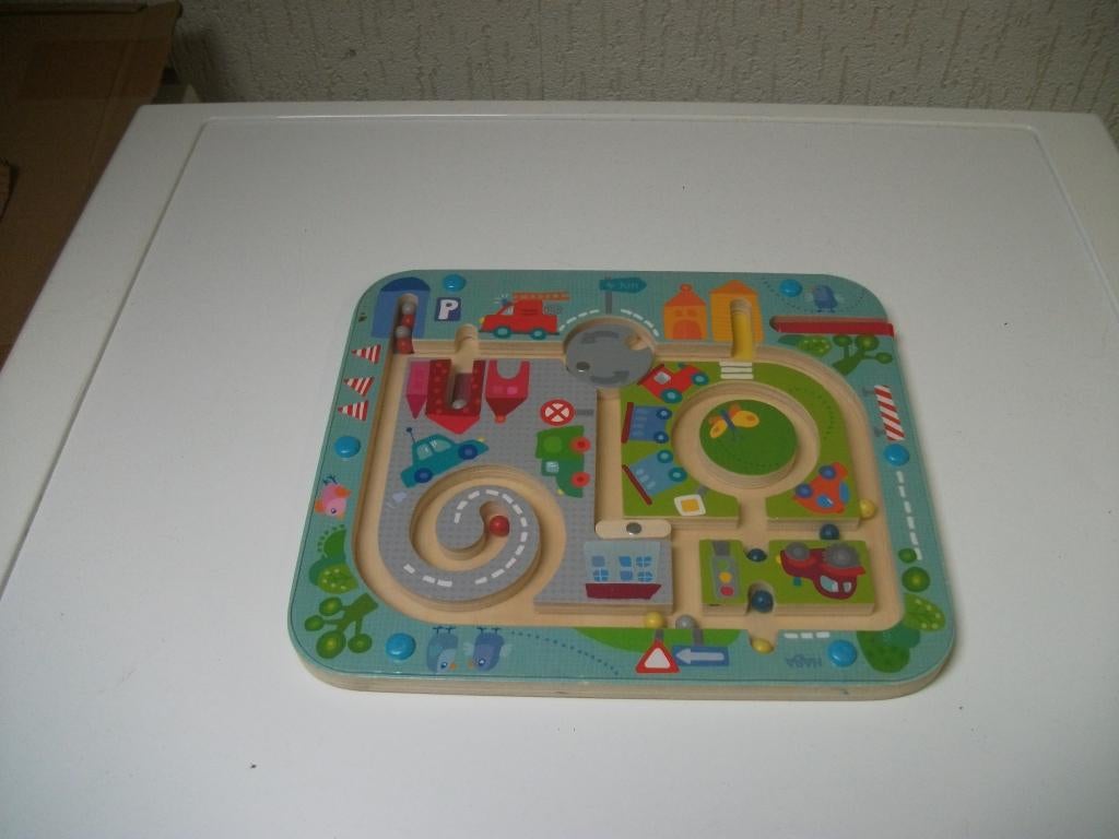 Magneet kralenbord HAPE vervoer, Ophalen of Verzenden, Gebruikt