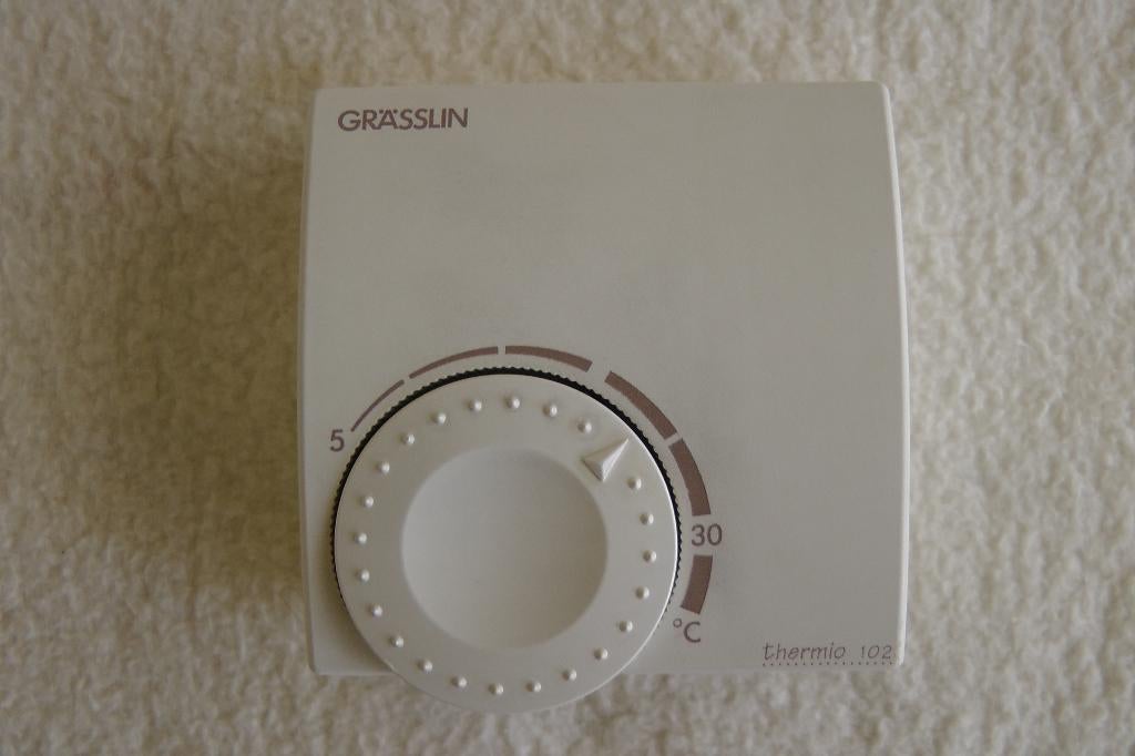 GRÄSSLIN kamerthermostaat model: Thermio 102, Doe-het-zelf en Verbouw, Thermostaten, Ophalen of Verzenden, Nieuw