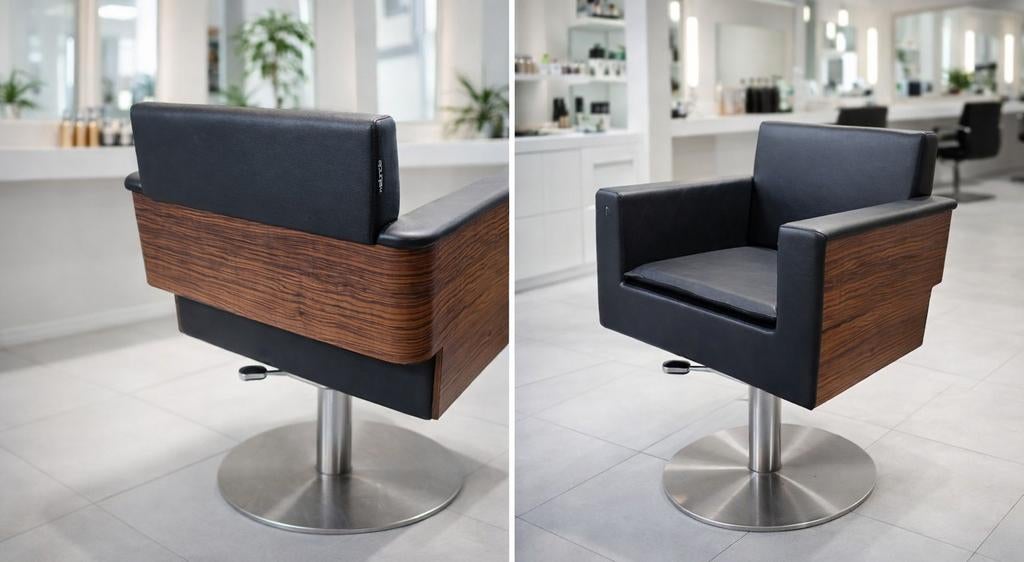 Stijlvolle kappersstoel van Welonda, Ophalen