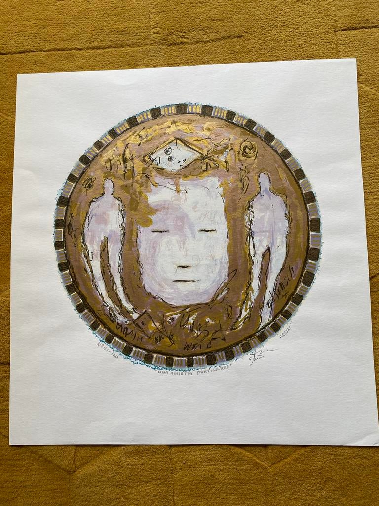 Moderne Zeefdruk Eric Toebosch - Una assietta particulare, Ophalen of Verzenden