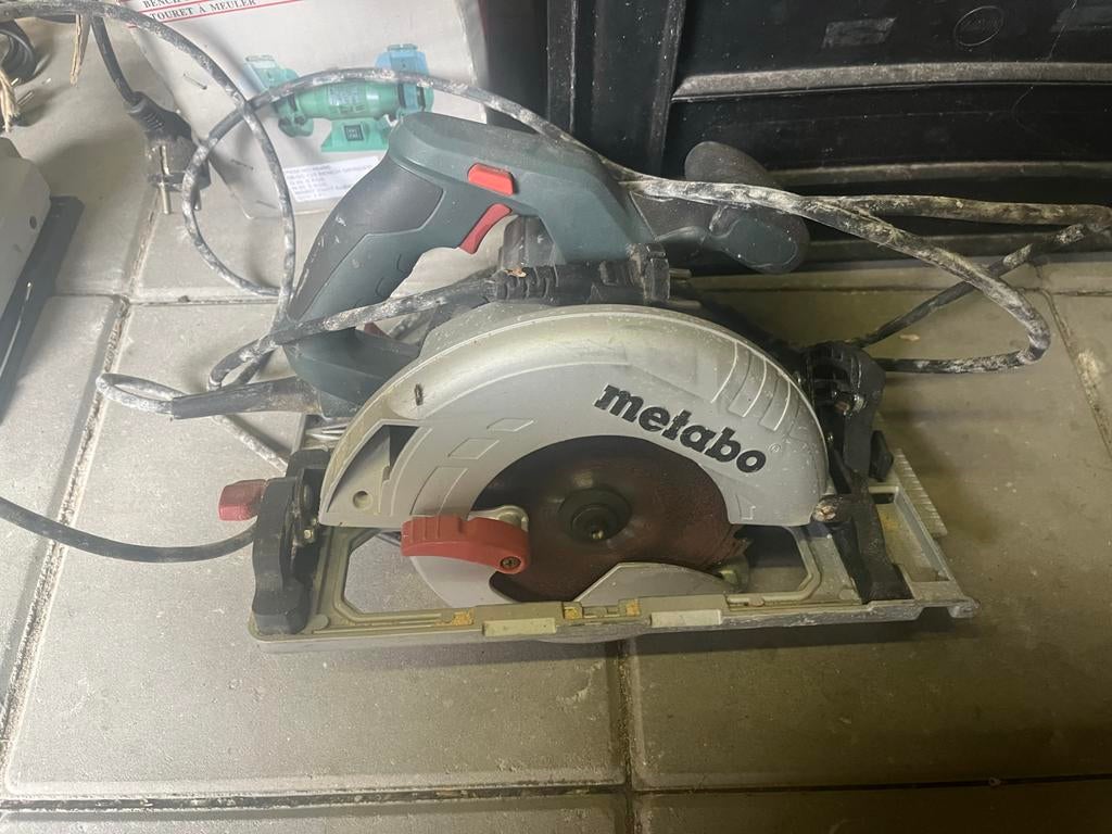 Metabo Cirkelzaag met snoer - Nette staat, Doe-het-zelf en Verbouw, Gereedschap | Zaagmachines, Gebruikt, Cirkelzaag, 1200 watt of meer
