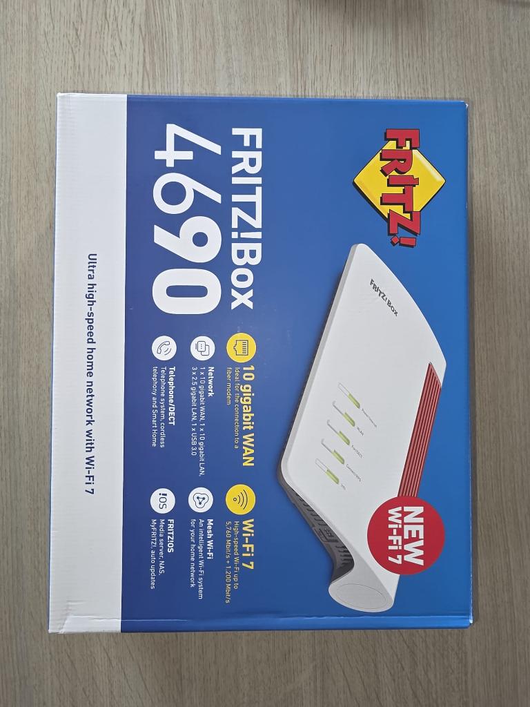 Fritz!box 4690, Ophalen of Verzenden, Nieuw, Router met modem, Fritzbox