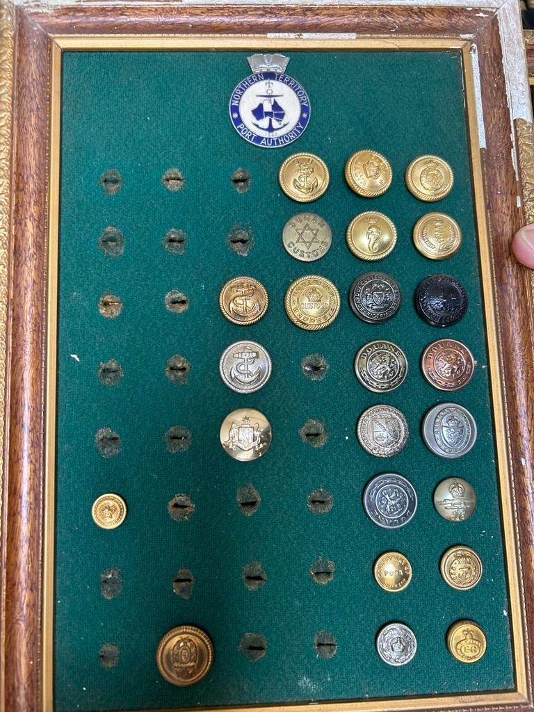 Uniform knopen Douane, Verzamelen, Ophalen of Verzenden, Overige soorten, Overige gebieden, Overige typen