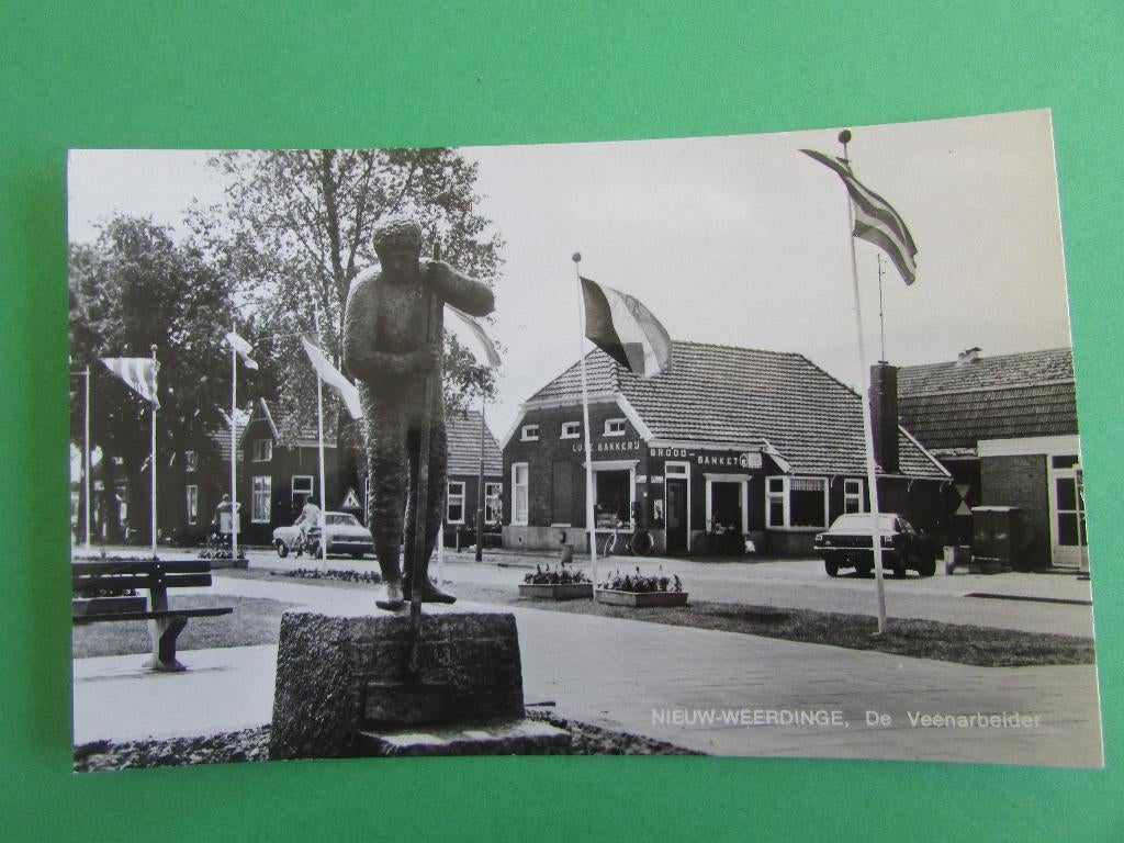 Nieuw Weerdinge - De Veenarbeider 1972, Ophalen of Verzenden, 1960 tot 1980, Gelopen, Drenthe