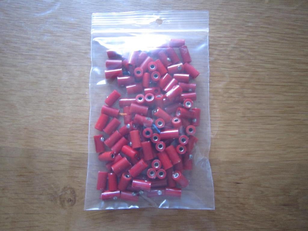 Marklin 100 contra stekkertjes rood., Wisselstroom, Gebruikt, Overige typen, Ophalen of Verzenden