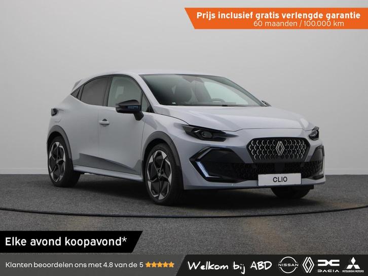 Renault Clio Hybrid 160pk techno | Vijf jaar garantie | Stoe, Auto's, Renault, Bedrijf, Te koop, Clio, 360° camera, ABS, Achteruitrijcamera