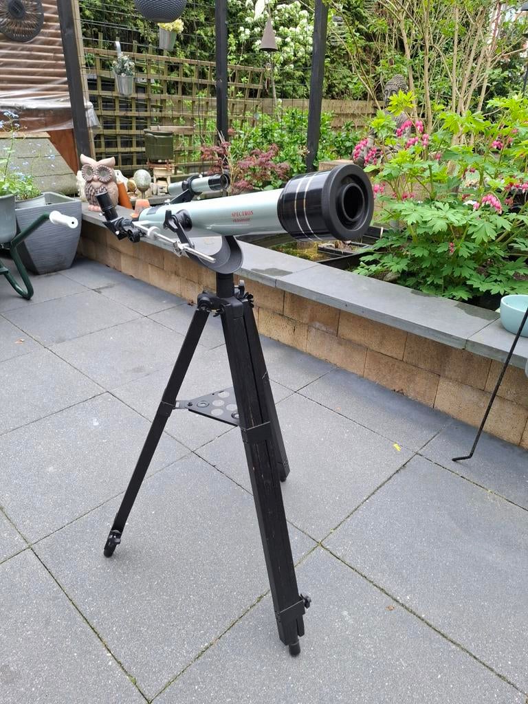 Telescoop, Ophalen, Lenzentelescoop (refractor), 80 tot 200 mm, Met statief