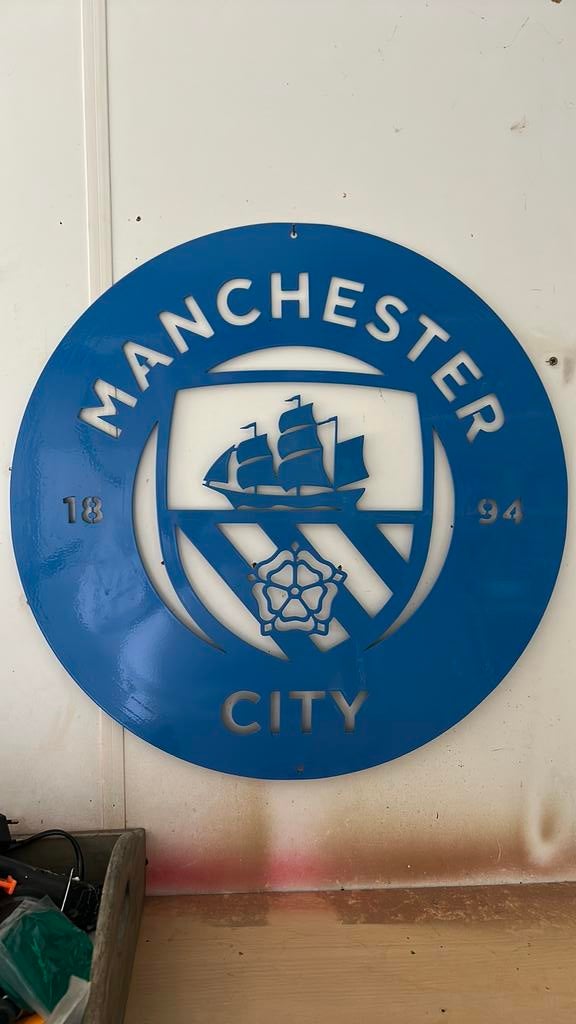 Logo Manchester City, Antiek en Kunst, Ophalen