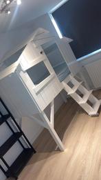 BOOMHUT BED, Ophalen, Zo goed als nieuw, Tweepersoons, Hoogslaper