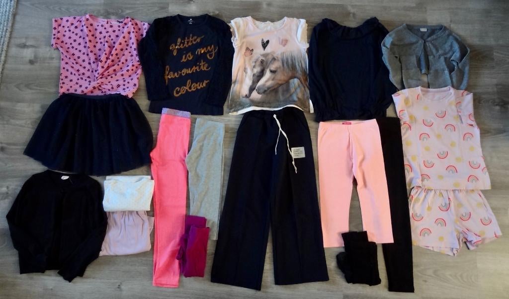 Pakket meisjes kleding maat 134 140, Kinderen en Baby's, Gebruikt, Meisje, H&M, Ophalen of Verzenden