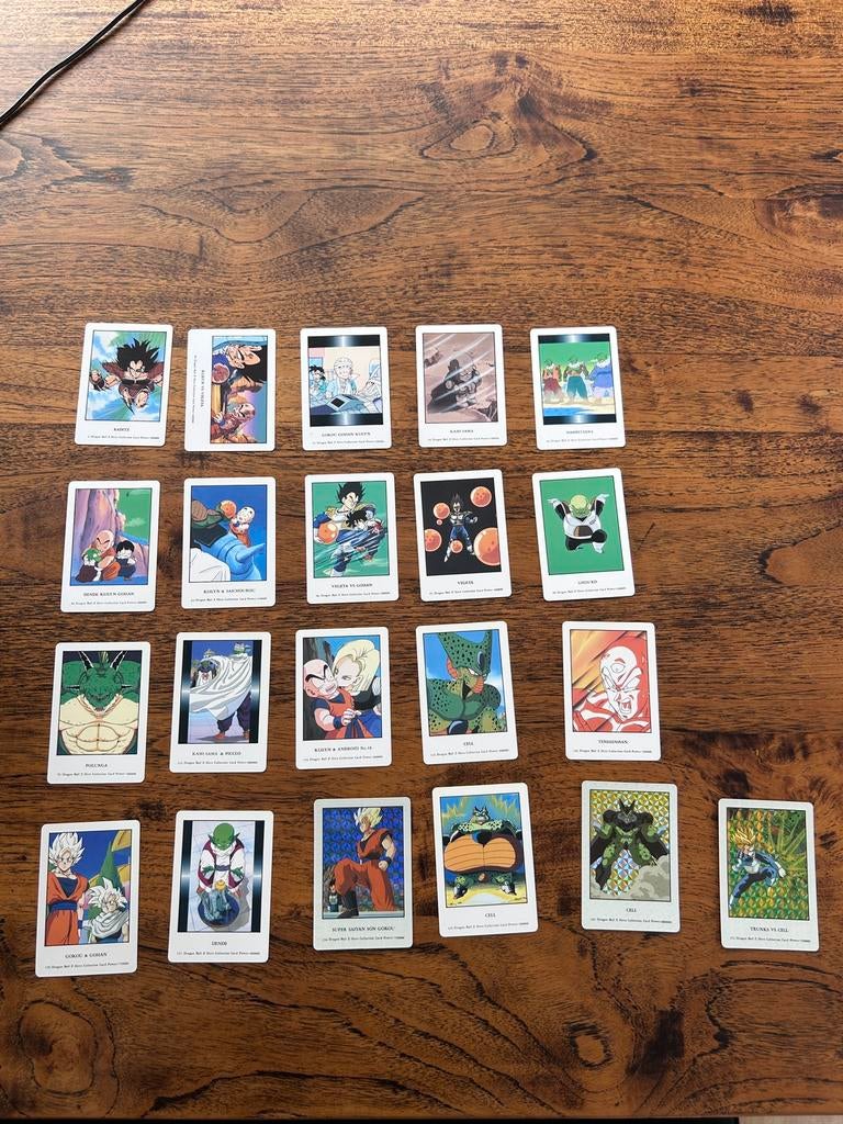 Dragon Ball Z Hero Collection - 21 kaarten, Ophalen of Verzenden, Zo goed als nieuw, Meerdere kaarten
