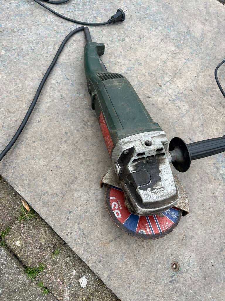 Metabo slijptol 180mm, Ophalen of Verzenden, Zo goed als nieuw, 1000 watt of meer, Haakse handslijpmachine