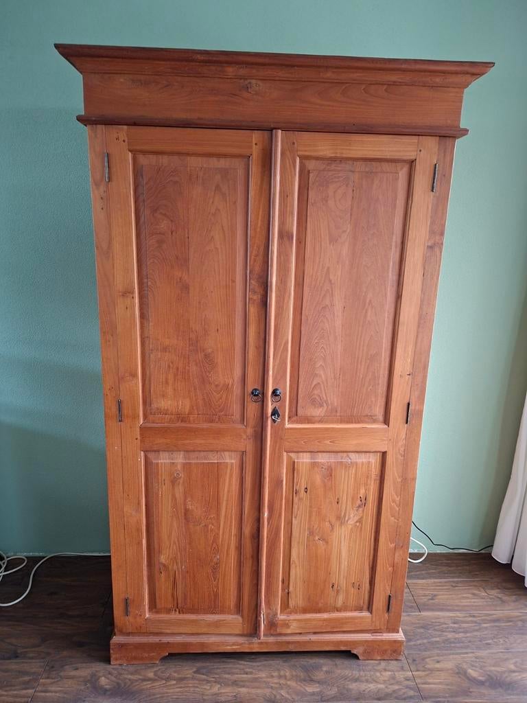 Tekoop teak houten kast, Ophalen