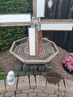 Mooie grote molen 3 delig wieken draaien op de wind, Tuin en Terras, Windwijzers en Windmolens, Ophalen