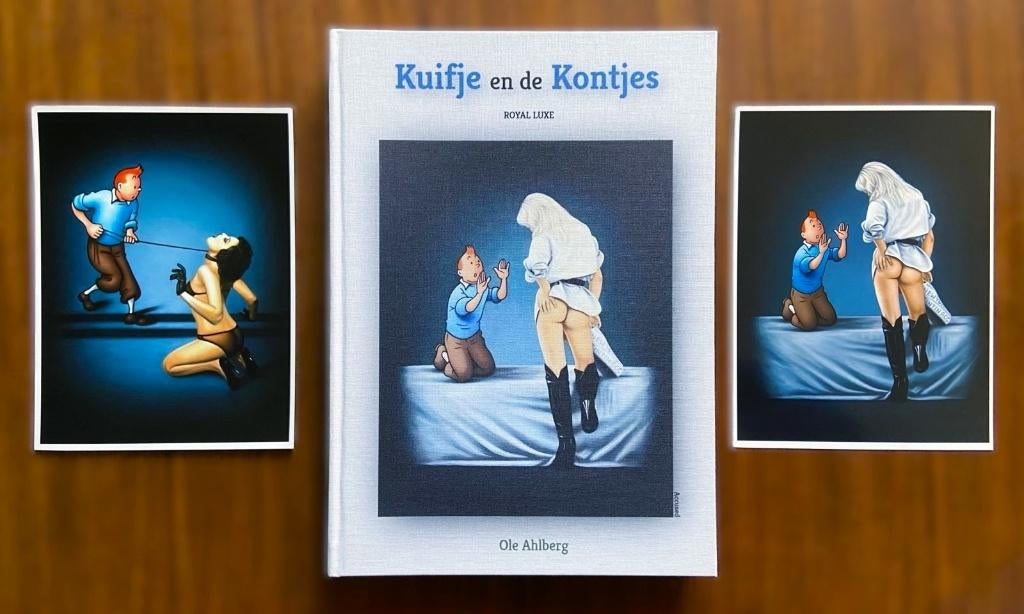 Kuifje en de Kontjes - Royal Luxe HC + 2 Prenten - Nieuw, Eén stripboek, Verzenden, Nieuw