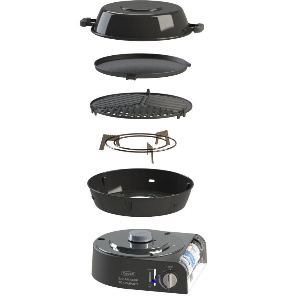 Cadac Safari Chef 30 Compact, Tuin en Terras, Gasbarbecues, Ophalen, Zo goed als nieuw, Cadac