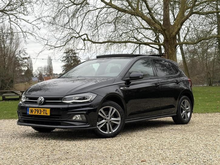 Volkswagen Polo 110PK R-Line Carplay, DSG, Virtueel, Schuifd, Auto's, Volkswagen, Bedrijf, Te koop, Polo, ABS, Achteruitrijcamera