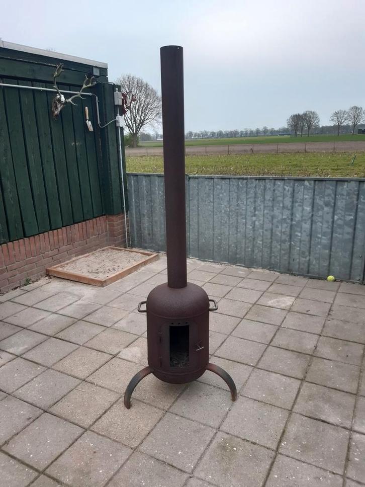 Robuuste Vuurton / Terrashaard - Gezellige Warmte, Tuin en Terras, Vuurkorven, Gebruikt, Vuurton, Ophalen
