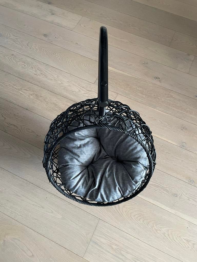 Hang ei voor kat nieuw zart gevlochten met grijs kussen, Dieren en Toebehoren, Kattenmanden, Ophalen, Nieuw