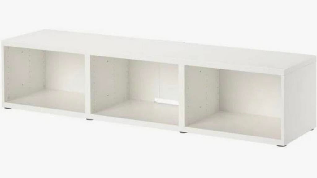 Ikea Besta TV meubel basiselement - Wit, Ophalen, Overige materialen, Gebruikt, Modern, functioneel