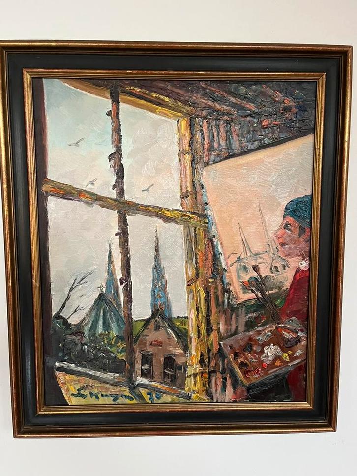 Antoon Kruysen, schilderij op doek, Antiek en Kunst, Kunst | Schilderijen | Klassiek, Ophalen