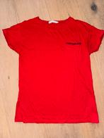 Calvin Klein shirt T-shirt rood met zwart logo mt 164, Kinderen en Baby's, Kinderkleding | Maat 164, Ophalen of Verzenden, Zo goed als nieuw